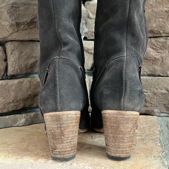 Alberto Fermani Gray‎ Suede Knee-High Boots / SZ 39 or 8.5-9 - Picture 10 of 13